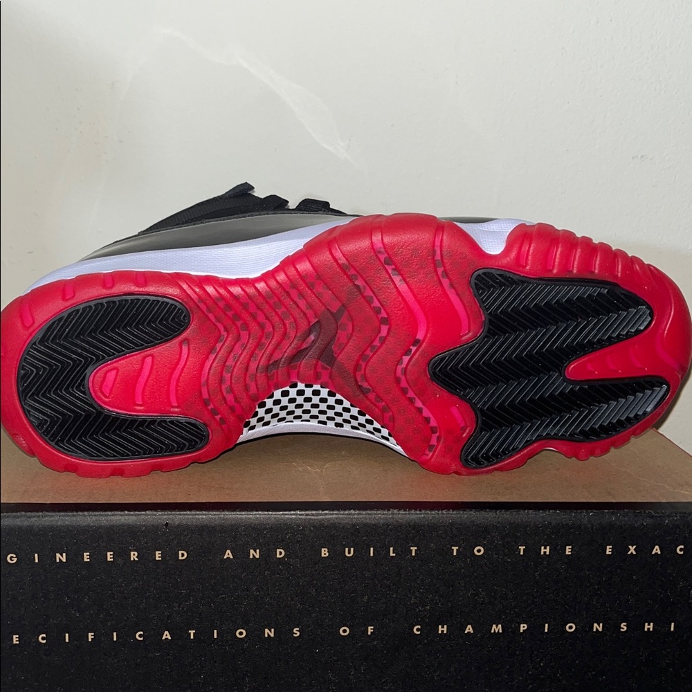 Nike  Black and Red High-Top Sneakers - Picture 5 of 5